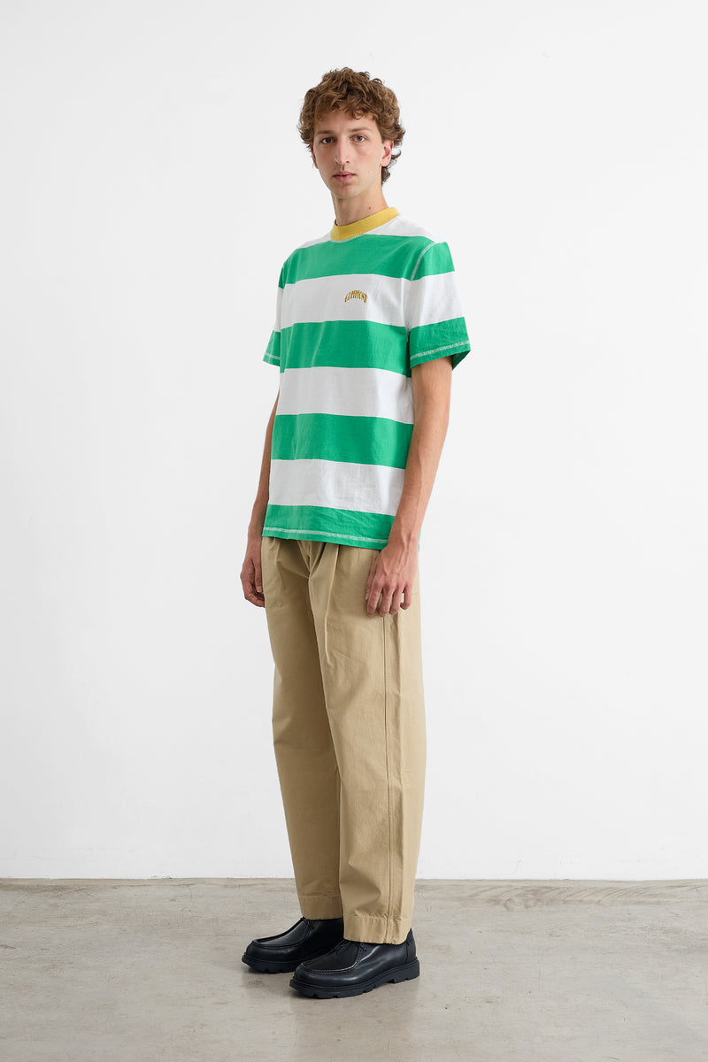 STRIPED TOP GREEN