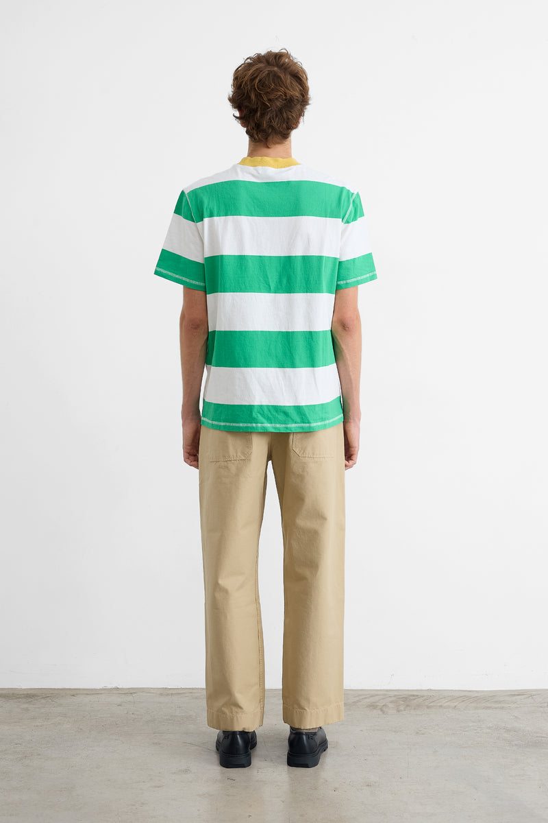 STRIPED TOP GREEN