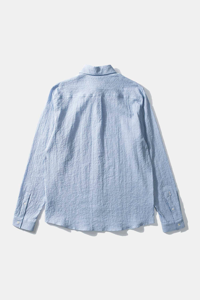 SEERSUCKER SHIRT LIGHT BLUE