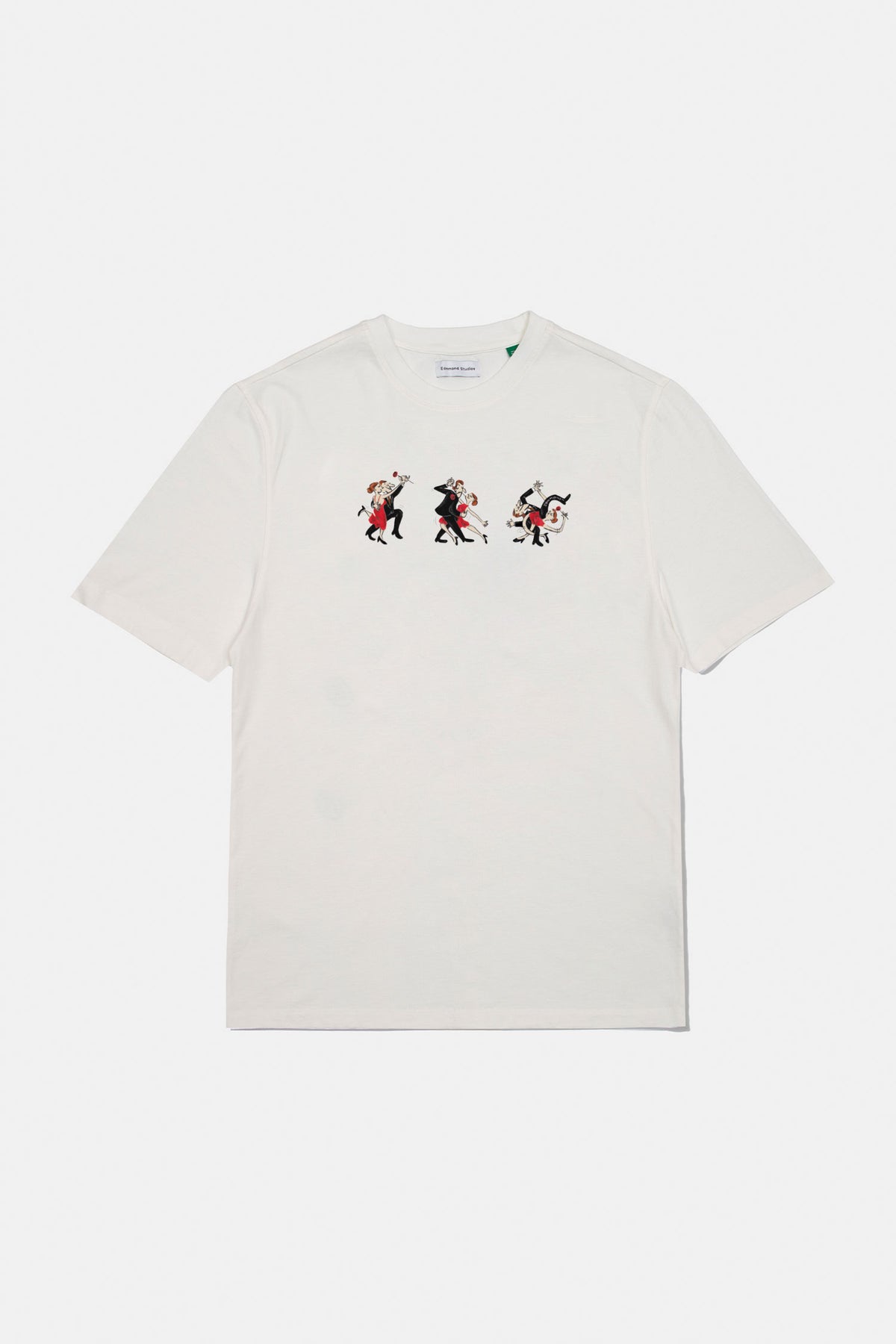 Tシャツ・カットソー EDMMOND STUDIOS ACROBATICS WATER SKIING T-SHIRT ACROBATICS WATER SKIING WHITE – edmmond.com