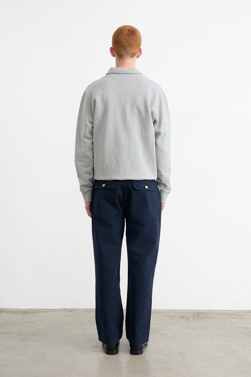 MINI LOGO POLO GREY MELANGE