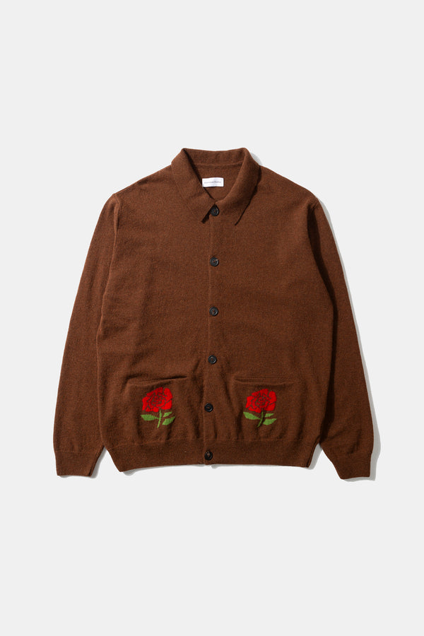 DOPPEL CARDIGAN CHOCOLATE