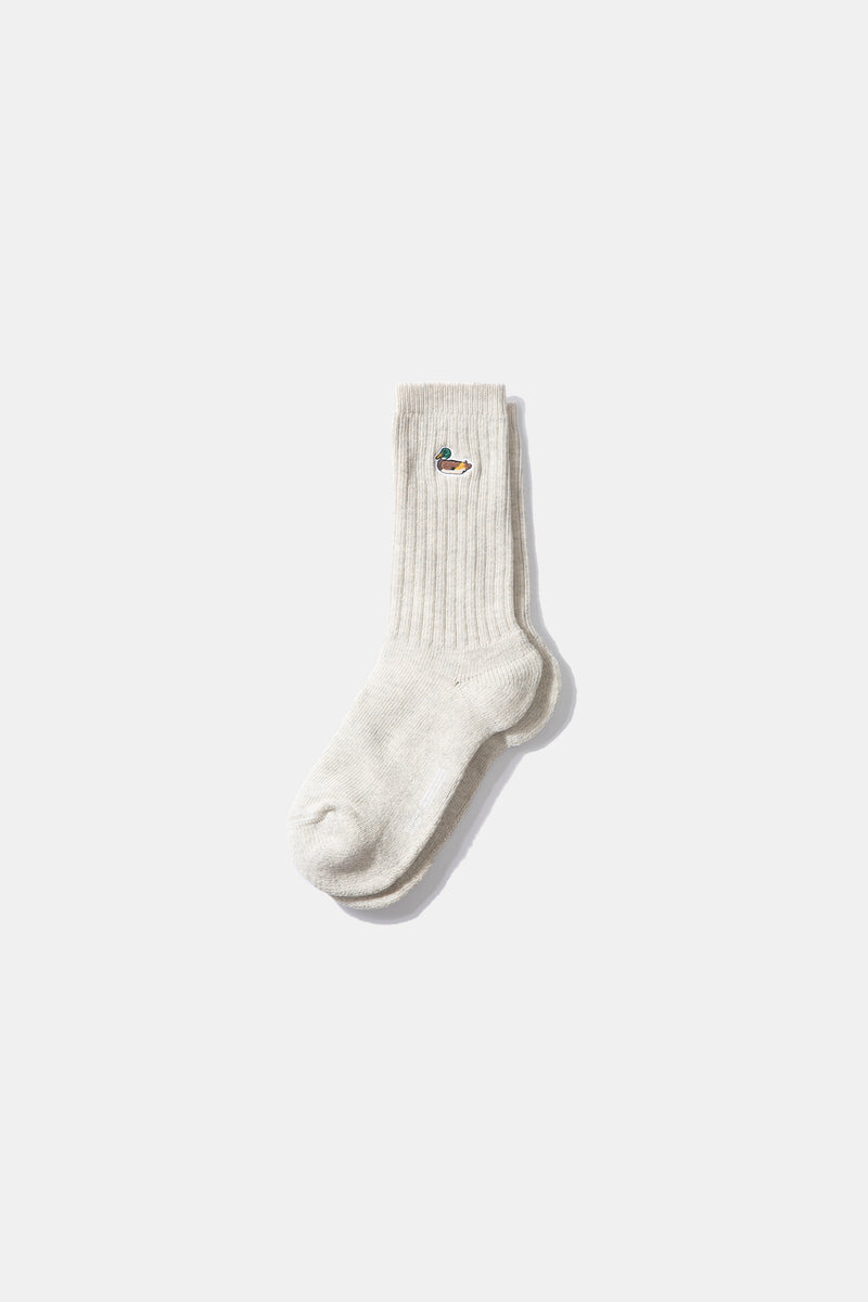 DUCK SOCKS LIGHT GREY MELANGE