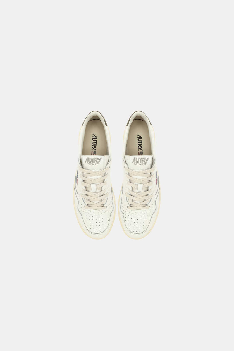 AUTRY MEDALIST LOW WHT/CVRT GR