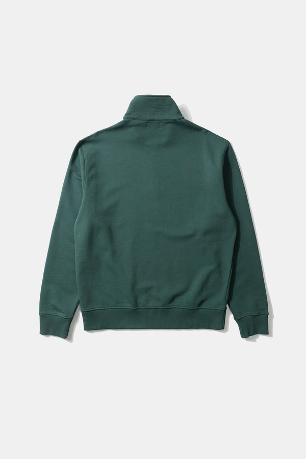 HALF ZIP DK GREEN