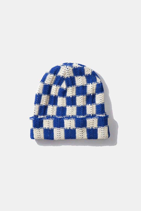 KNIT BEANIE DK BLUE