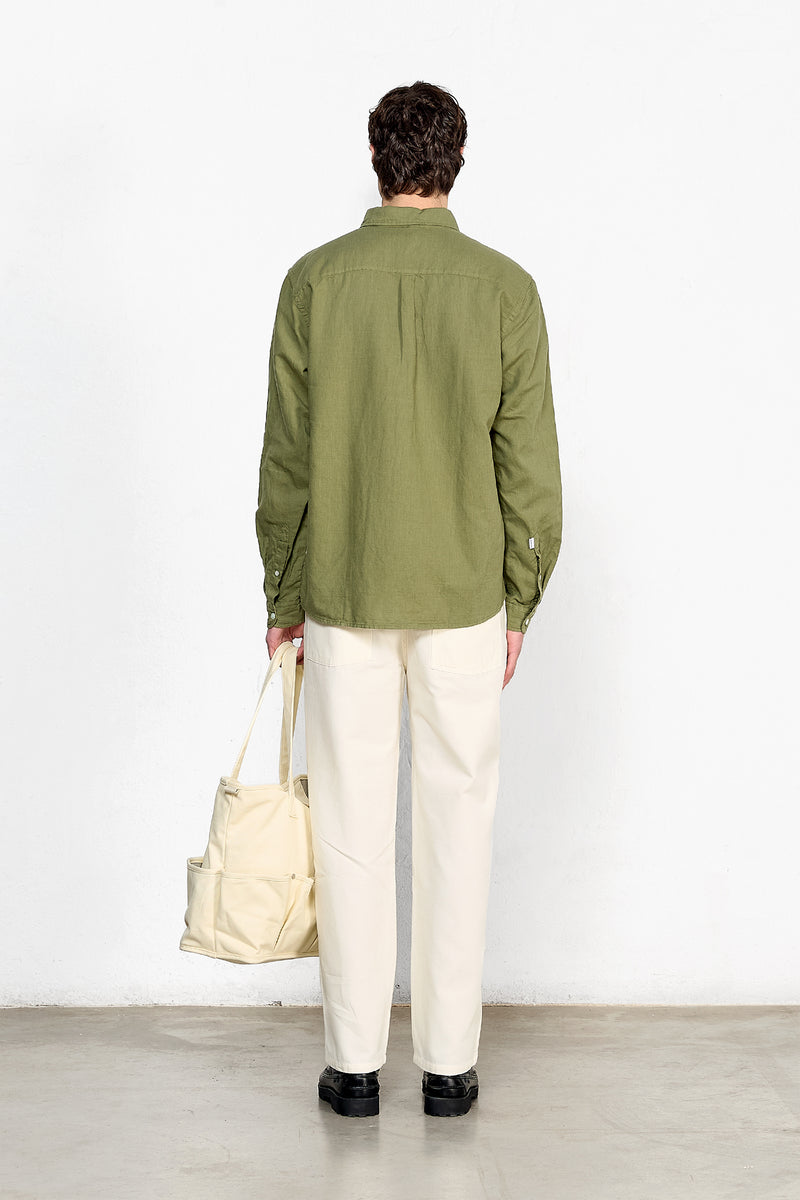 LINEN SHIRT KHAKI