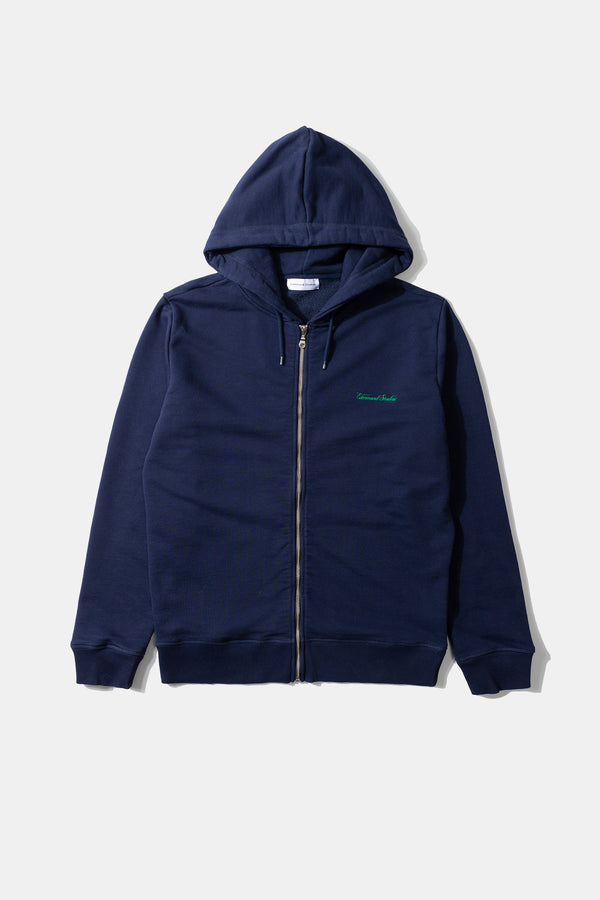 LYLES ZIP HOODIE NAVY