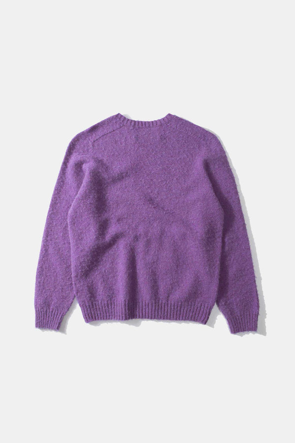 SHETLAND SWEATER PLUM