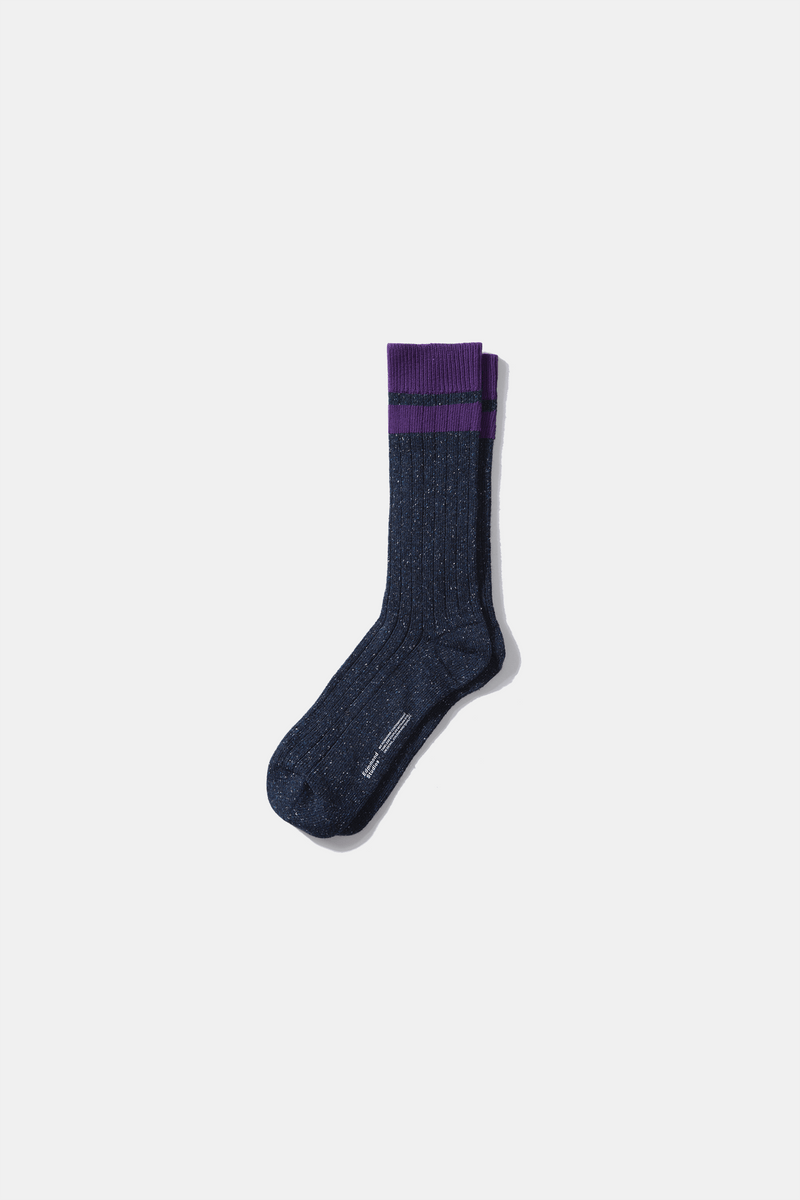 SPECKLED SOCKS NAVY