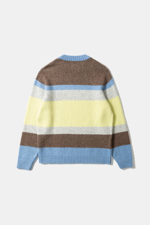 STRIPED GLASGOW SWEATER YELLOW