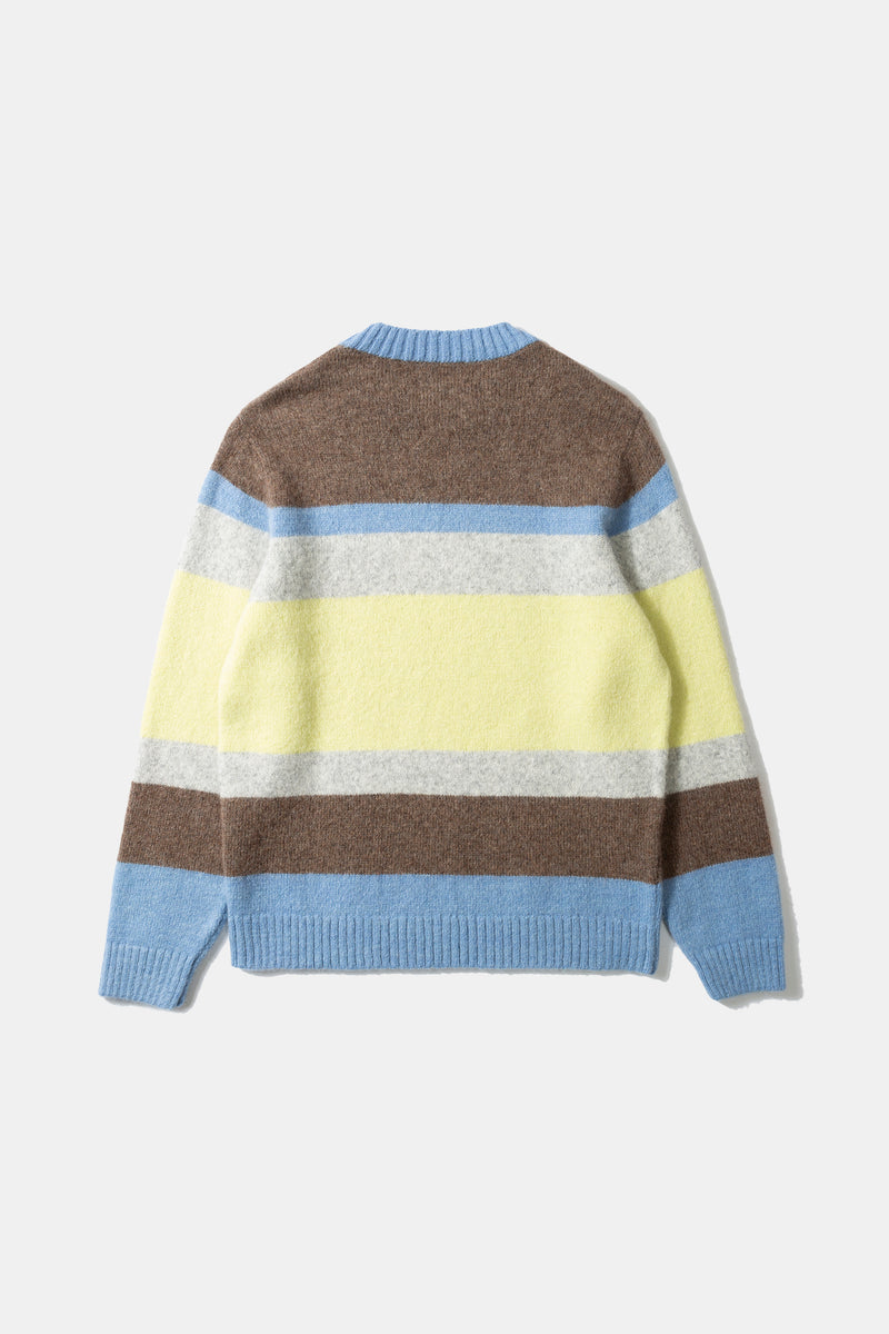STRIPED GLASGOW SWEATER YELLOW