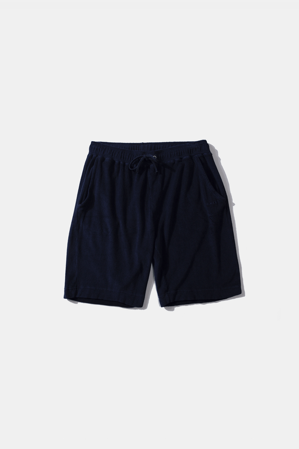 TERRY SHORTS PLAIN NAVY