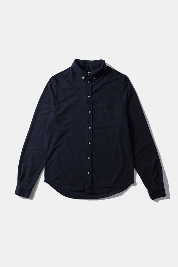 CRISP SHIRT PLAIN NAVY