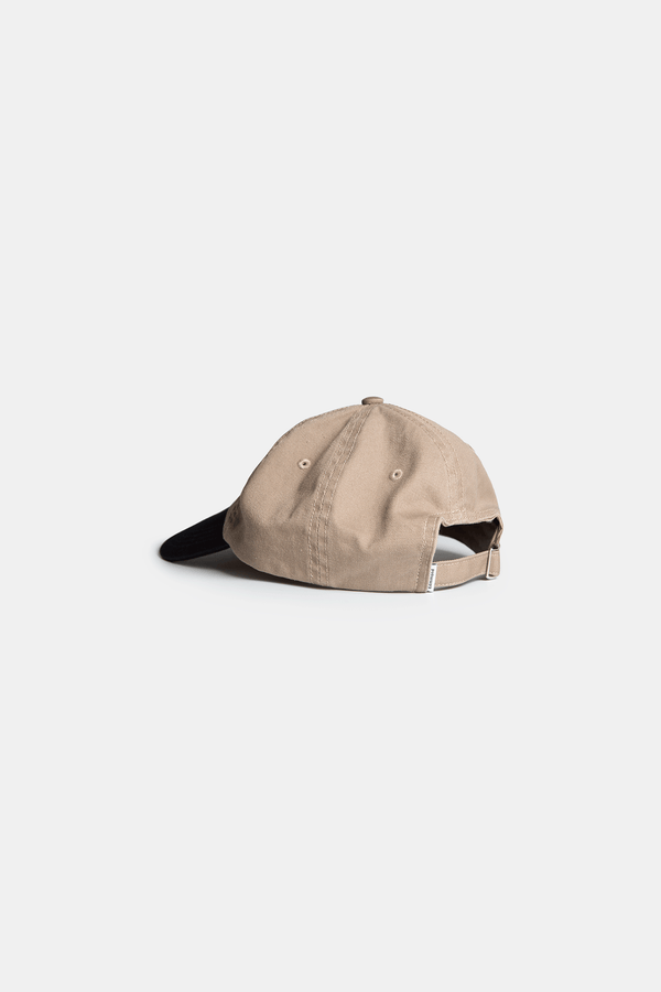 LOGO BICOLOR CAP plain tan