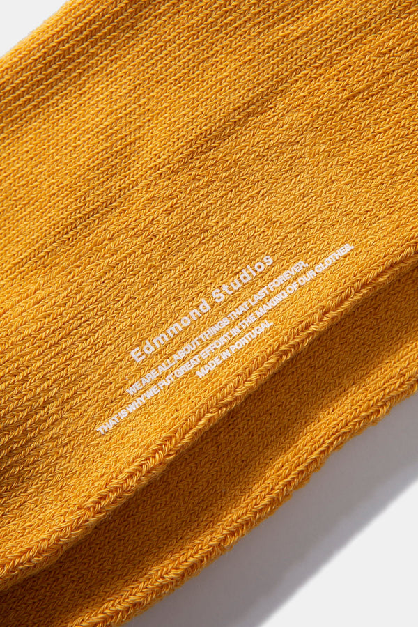 DUCK SOCKS PLAIN MUSTARD
