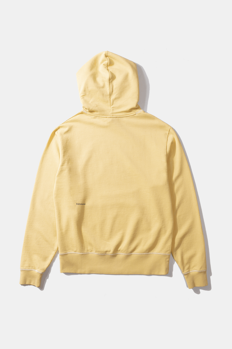 COLLEGE ARCH HOODIE PLAIN LIGHT YELLOW
