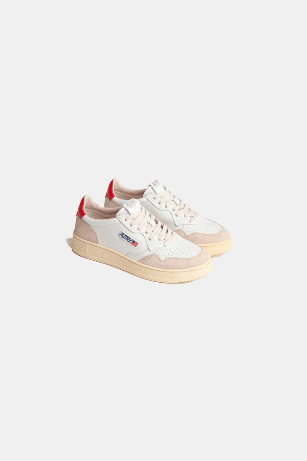 AUTRY MEDALIST LOW WHT/RED